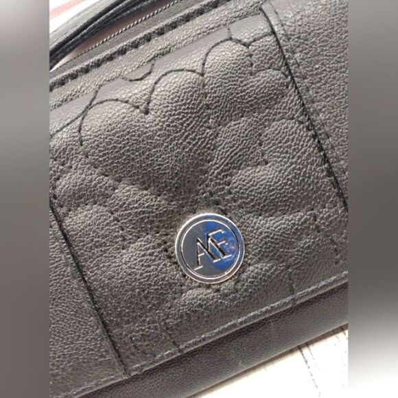 Crossbody Black Travel Bag Purse Multi Compartments New - Picture 4 of 10